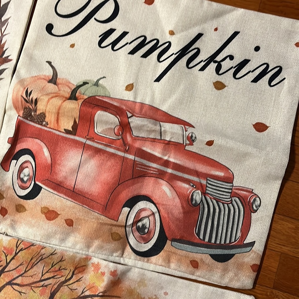 Brand New Fall Pillow Covers Set of 4 SOLD - Picture 3 of 6